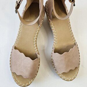 CATHERINE'S ESPADRILLE COMTEMPORARY WEDGE HEELS WOMEN  SANDALS SIZE 10